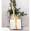 Yellow & White Tie Dyed Suede Sling Bag