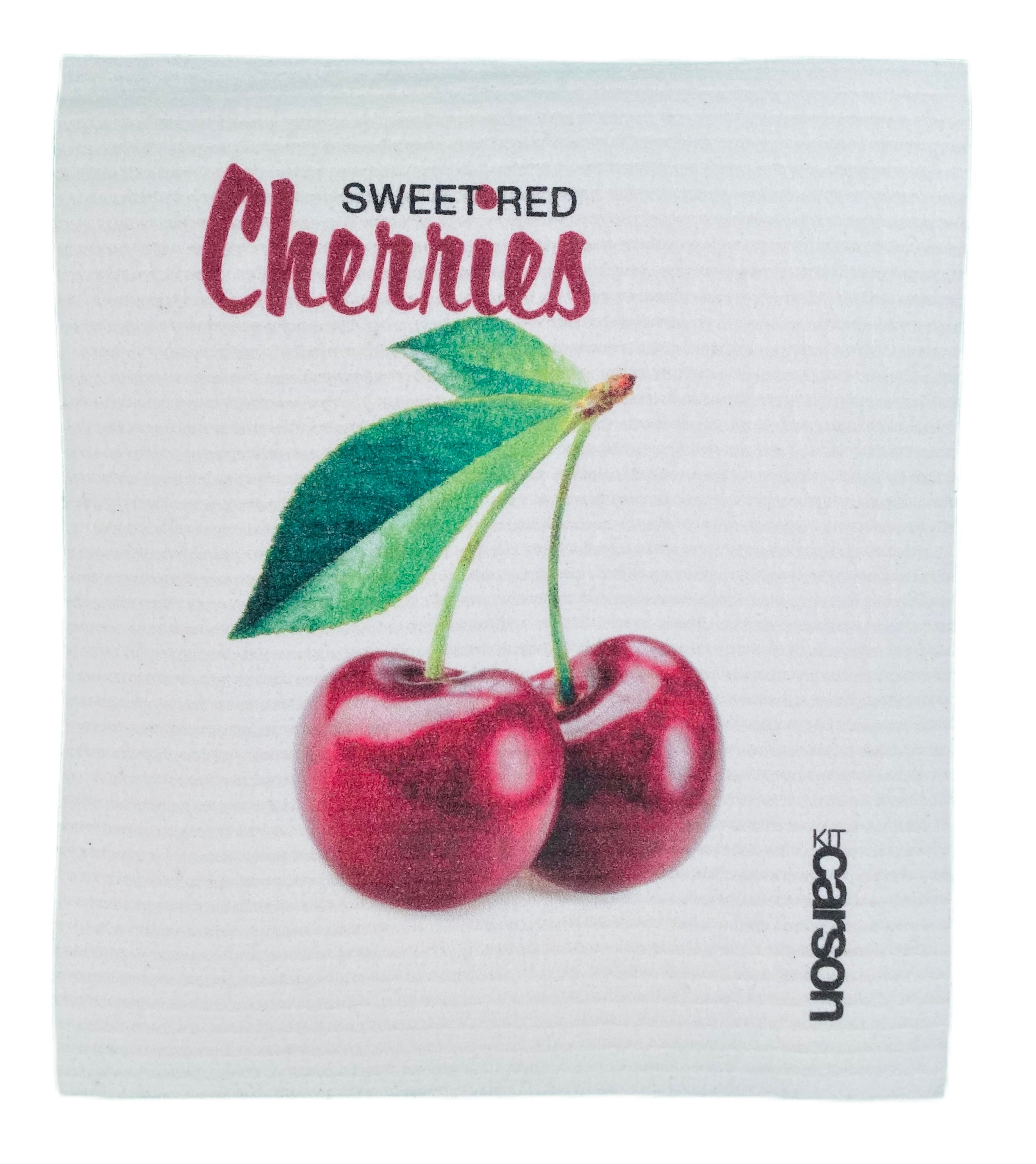 Sweetened Cherries Swedish Dishcloth