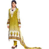Yellow Cotton Printed Salwar Kameez - Rupa-5408