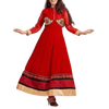 Load image into Gallery viewer, Red Embroidered Georgette Anarkali Suits