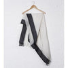 White & Black Cotton Silk Dupatta