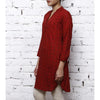 Load image into Gallery viewer, Red Cotton Printed Kurta