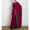 Load image into Gallery viewer, Purple Silk Saree with Embroidery