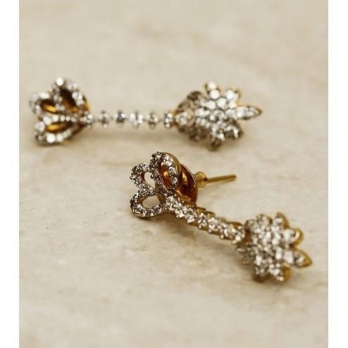 Stone Embellished Dangler Earrings (100000061541)