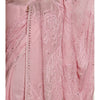 Load image into Gallery viewer, Pink Georgette Saree with Chikankari (100000035317)