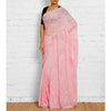 Load image into Gallery viewer, Pink Georgette Saree with Chikankari (100000035317)
