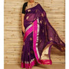 Load image into Gallery viewer, Purple Chanderi Cotton Silk Saree with Zari Work
