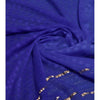 Load image into Gallery viewer, Blue Georgette Saree with Zari Border