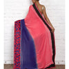 Load image into Gallery viewer, Blue &amp; Pink Georgette Saree