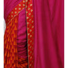 Pink Tussar & Muga Silk Sarees with Banarasi Brocade Patch