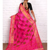 Load image into Gallery viewer, Hot Pink Silk Saree