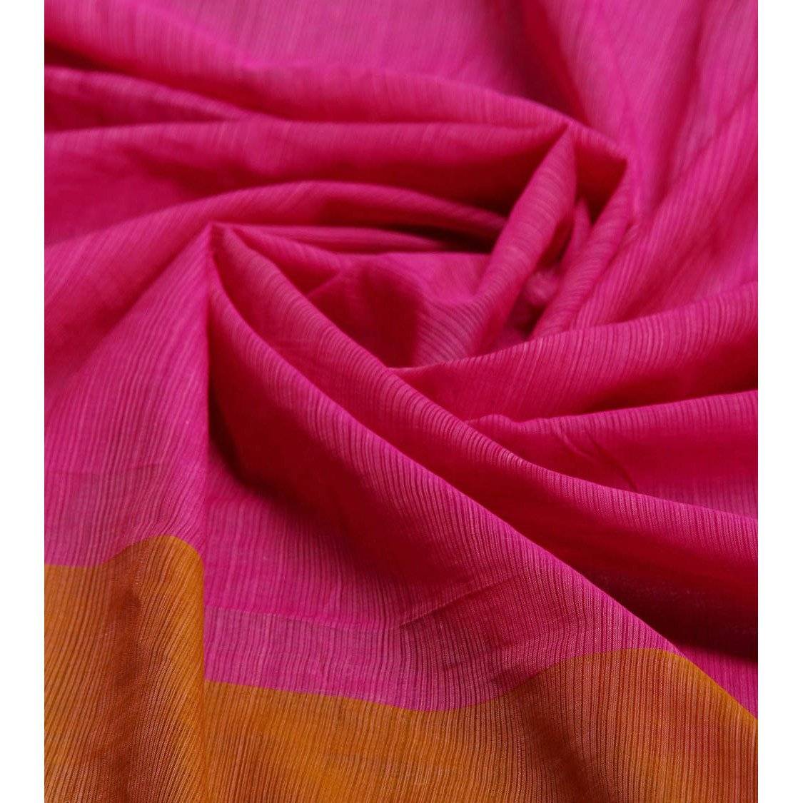 Pink Mangalgiri Cotton Saree