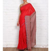 Load image into Gallery viewer, Red Mangalgiri Cotton Saree