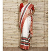 Load image into Gallery viewer, Off White Tant Cotton Saree with Zari Border