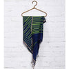 Load image into Gallery viewer, Green &amp; Blue Block Printed Cotton Silk Dupatta