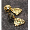 Gold Plated Ethnic Kundan Earrings (100000061671)