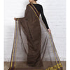 Load image into Gallery viewer, Purple Handloom Cotton Saree (100000055387)