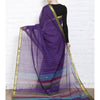 Load image into Gallery viewer, Purple Handloom Cotton Sarees