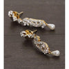 Golden and Silver Embellished Earrings (100000061534)