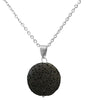 Black Lava Stone Essential Oil Necklace