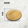 Bamboo Round Plate 4