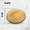 Bamboo Round Plate 6