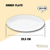 White Dinner Plate 10