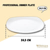 White Dinner Plate 9.75