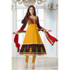 Load image into Gallery viewer, Sonali Bendre - Bollywood Georgette Suit in Yellow and Black Colour 31025