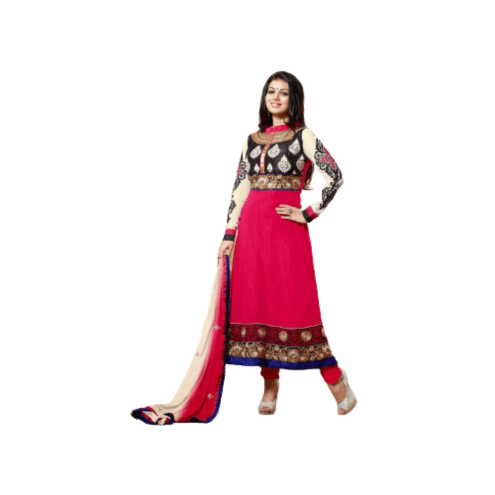 Modern Pink Georgette Party Wear Designer Salwar Suit -15006 - Online Shopping for Dress Material