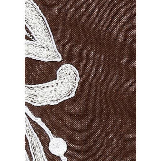 Brown Embroidered Kurti