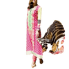 Pink Cotton Unstitched Churidar Suit (100000060661)